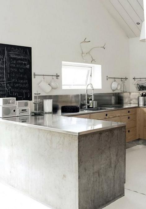 Những căn bếp được xây với chất liệu bê tông đẹp đến khó tin - Vật ...