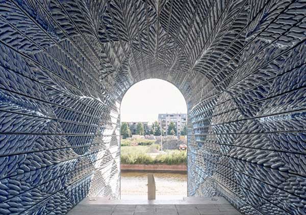 Cổng vòm được hoàn thiện bằng 3.000 viên gạch men in 3D